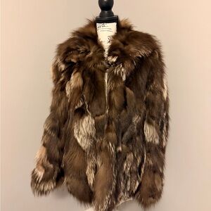 Vintage Silver Fox Fur